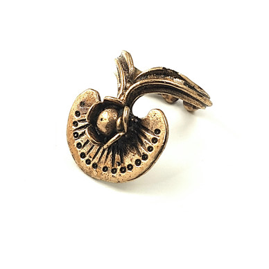 Seppo Tamminen | Finnish vintage RING | adjustable size | Bronze