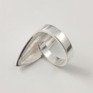 MJH | Sirokoru oy | Matti Jussi Hyvärinen | näyttävä  Vintage sormus | Hopeaa 
