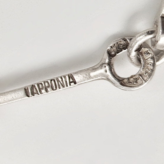 Lapponia | Björn Weckström | 70cm Sauvaketju | HOPEAPOLKU kaulakoru | Hopeaa -77