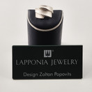 Lapponia  | Zoltan Popovits | ELECTRA Sormus | 16.25mm |  925 Hopeaa 
