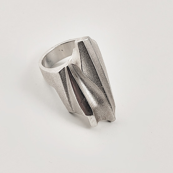 ART by KALEVALA  | Björn Weckström | SUKKULA Sormus | 16.75mm | 925 Hopeaa 