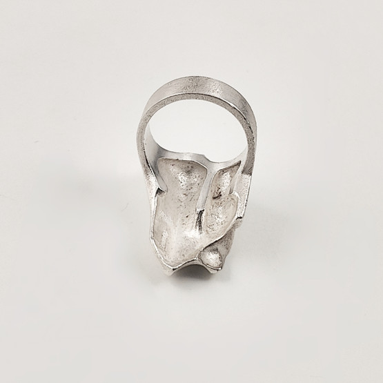 ART by KALEVALA  | Björn Weckström | SUKKULA Sormus | 16.75mm | 925 Hopeaa 