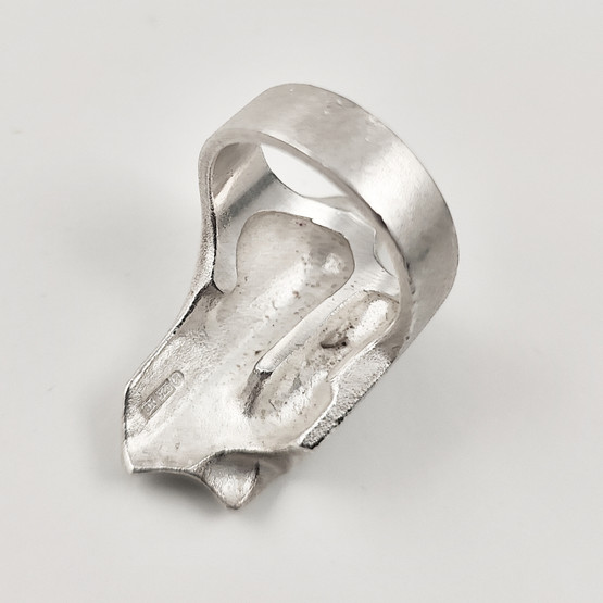 ART by KALEVALA  | Björn Weckström | SUKKULA Sormus | 16.75mm | 925 Hopeaa 