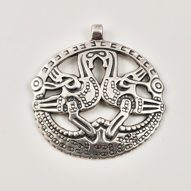 Kalevala Koru | KUHMOISTEN KUKOT | iso Riipus  | Hopeaa -87
