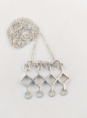 Jorma Laine,  'Ruutu' Necklace,  Silver -65