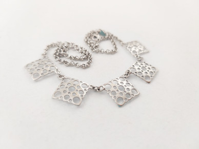 Liisa Vitali, ´Lace´ Necklace, Sterling