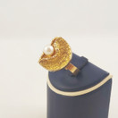 Tammen koru , Helmisormus, 14k kultaa -71