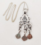 Kalevala Koru ,Karkun riipus , kaulakoru,  Hopeaa -76