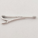 Kalevala Koru Hirvenpää solmioneula Hopeaa