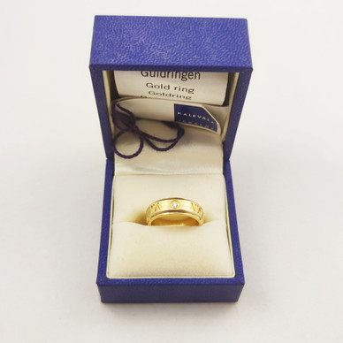 Kalevala koru, Millenium Sormus , 16mm, Timanttisormus ,  18k kultaa