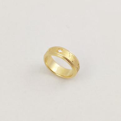 Kalevala Jewelry |  'Millenium' -ring | Diamond ring | 16mm |  750 GOLD