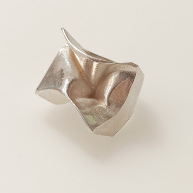 Lapponia koru , Björn Weckström, Carina sormus, Hopeaa -72