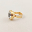 Elis Kauppi, upea vuorikide Sormus, 14k kultaa -68