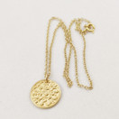 Kalevala Jewelry, 'Saramäki' pendant + chain, Bronze