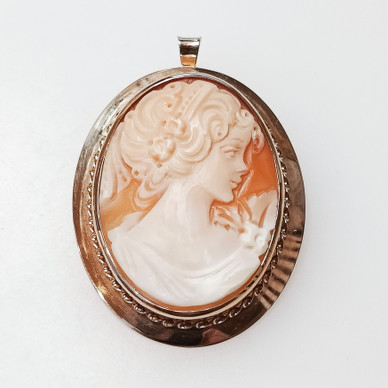 Kultakeskus, (iso) Camé Riipus / Solki , 14k Kultaa -96