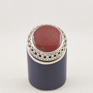 Kalevala Koru, Solki -1515 Jaspiksella, Rintakoru Hopeaa -76