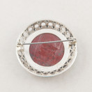 Kalevala Koru, Solki -1515 Jaspiksella, Rintakoru Hopeaa -76