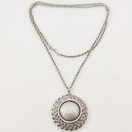 Pentti Sarpaneva, iso Punos riipus + ketju, Hopeaa -75