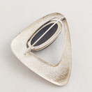 Turun Hopea oy, upea iso  kivellinen solki, Hopeaa