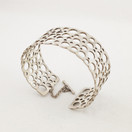 Liisa Vitali, 2,6cm leveä,  Pitsi Rannekoru, Hopeaa -71