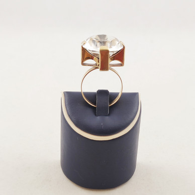 M. Viikinniemi, Huikea vuorikristalli Sormus, 14k kultaa -72