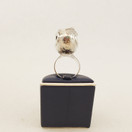 Jacob HULL Denmark, upea Hopeoitu Sormus, 70-lukua