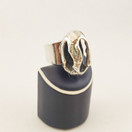 Jacob HULL Denmark, upea Hopeoitu Sormus, 70-lukua