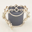 Jorma Laine, 2-rivinen RUUTU rannekoru, Hopeaa -67