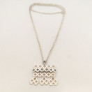 Janné Jouko, upea Kaulakoru,  (iso) Riipus + Ketju, Hopeaa -67