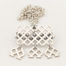 Janné Jouko, upea Kaulakoru,  (iso) Riipus + Ketju, Hopeaa -67