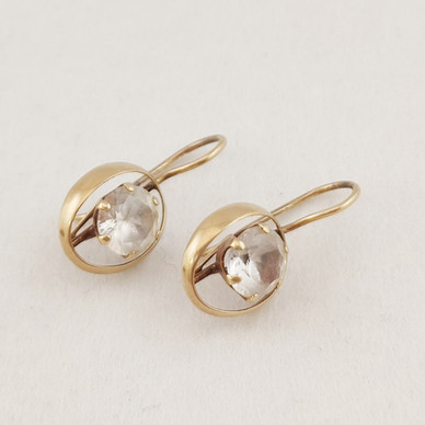 Turkukorut Aulin oy,Turku, Finland.  14c Gold earrings, -68