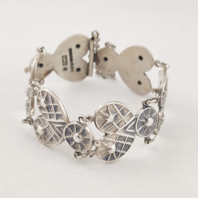 Kalevala Koru, Mehiläinen -rannekoru, Hopeaa -54