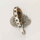 Buchert Georg Oy, (iso) Kiviriipus + ketju, Hopeaa -70