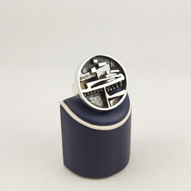 Jorma Laine, Huge Ring, Silver -73