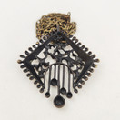 Jorma Valo , Valo-koru, (iso) Riipus + ketju , Pronssia