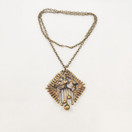 Jorma Valo , Valo-koru, (iso) Riipus + ketju , Pronssia