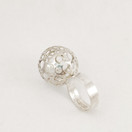 Liisa Vitali , Leppäkerttu Sormus, (Pallo 20mm) , Hopeaa -71