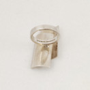 G. Dahlgren & Co, Malmö, Ruotsi. upea Sormus Hopeaa -70