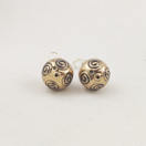 Kalevala Jewelry, ´Halikko Spiral ´Earrings , Bronze