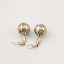Kalevala Jewelry, ´Halikko Spiral ´Earrings , Bronze