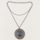 Pentti Sarpaneva, (iso) Punos Riipus + Ketju, Hopeaa -75