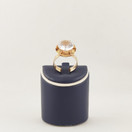 Maija-Liisa Eskelinen, Helsinki. Sormus vuorikristallilla, 14k kultaa -67