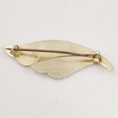 Prestin Kulta- ja kellosepänliike, Kokkola. Emaloitu Rintakoru , Hopeaa