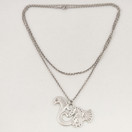 Kalevala Jewelry, (big) ´Bird of Tampere´-Necklace , Sterling -93