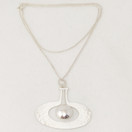 Tapio Wirkkala , Päärynä -Riipus , Hopeaa -76