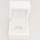 Kultajousi , Princess Timanttisormus 0,15ct , 14k valkokultaa, 2018