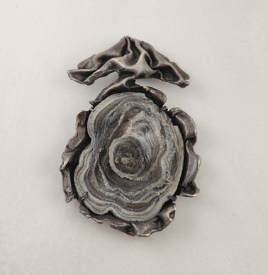 ROS / Reino Saastamoinen , (todella iso) Riipus, Hopeaa  -72