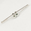 Kauniskoru , Solki vihreillä kivillä , Hopeaa