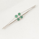 Kauniskoru , Solki vihreillä kivillä , Hopeaa