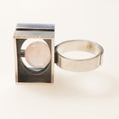 Elis Kauppi, Ruusukvartsi -Sormus , Hopeaa